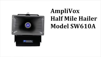 AmpliVox SW610A Wireless Half Mile Hailer With Lapel And Headset Mic Overview