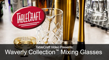 TableCraft Spotlight Waverly Collection Mixing Glasses TableCraft Spotlight Waverly Collection Mixing Glasses