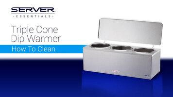 Server Essentials Triple Cone Dip Warmer - How to Clean Server Essentials Triple Cone Dip Warmer - How to Clean