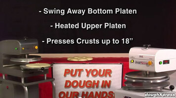 DoughXpress: DXE Electromechanical Automatic Pizza Dough Press DoughXpress: DXE Electromechanical Automatic Pizza Dough Press