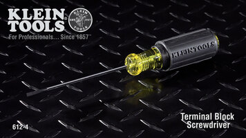 Klein Tools' Terminal Block Screwdriver Overview