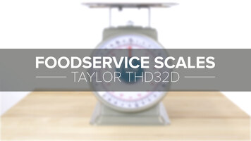Taylor THD32D Mechanical Portion Scale with Dashpot Taylor THD32D Mechanical Portion Scale with Dashpot