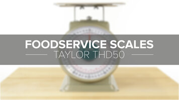 Taylor THD50 Heavy Duty Portion and Receiving Scale Taylor THD50 Heavy Duty Portion and Receiving Scale