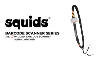 The Squids® 3137 Padded Scanner Sling Comfortably Secures Scanners for Quick Access & Protection