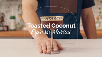 Monin Recipe Inspiration: Toasted Coconut Espresso Martini Monin Recipe Inspiration: Toasted Coconut Espresso Martini