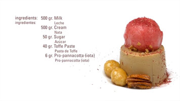 Toffe Pannacotta · Pro-pannacotta (Iota) · Texturizers Toffe Pannacotta · Pro-pannacotta (Iota) · Texturizers