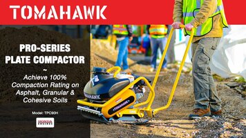 Tomahawk 5.5hp Plate Compactor Overview