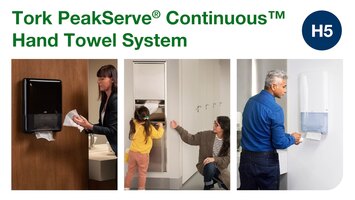 Tork PeakServe Continuous Hand Towel System Overview