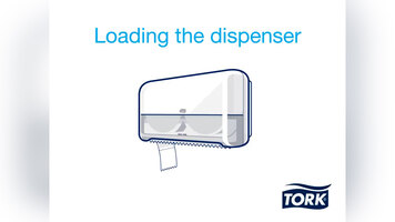 Tork T7 Coreless Elevation Bath Tissue Dispenser Load and Refill