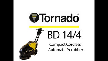 Tornado BD 14/4 Compact Automatic Scrubber Features