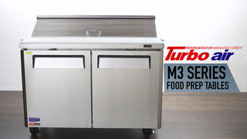Turbo Air M3 Series Food Prep Tables Turbo Air M3 Series Food Prep Tables