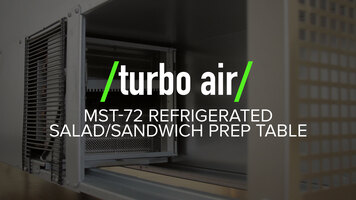 Turbo Air MST-72 Refrigerated Salad/Sandwich Prep Table Turbo Air MST-72 Refrigerated Salad/Sandwich Prep Table