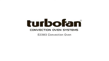 Turbofan E23M3 Convection Oven Overview