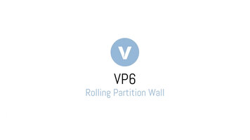  Versare's Portable Rolling Wall: The VP6 Canvas Partition