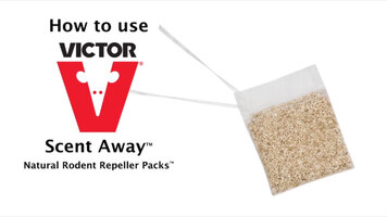Repel Mice with Victor® Scent-Away Natural Rodent Repeller Packs
