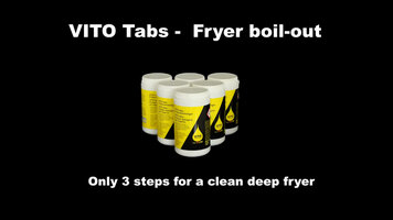 Easy Cleaning of Deep Fryers with the VITO Tabs Fryer Cleaner