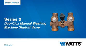 Watts Series 2 Duo-Cloz Manual Washing Machine Shutoff Valve Overview Watts Series 2 Duo-Cloz Manual Washing Machine Shutoff Valve Overview