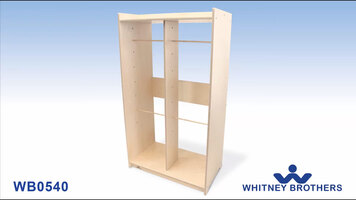Whitney Brothers WB0540 Hanging Bag Storage Cabinet Assembly Whitney Brothers WB0540 Hanging Bag Storage Cabinet Assembly