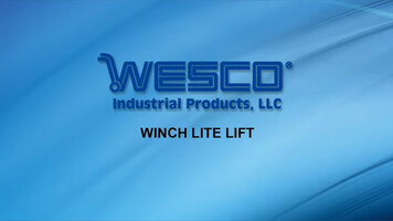 Wesco Winch Lite-Lift Platform Truck Overview