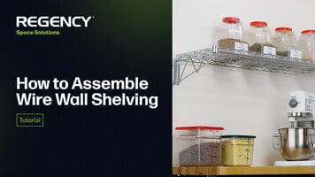 Regency Wire Wall Shelving Assembly Instructions Regency Wire Wall Shelving Assembly Instructions