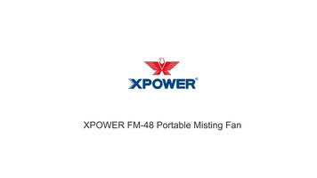 XPOWER FM-48 Portable Misting Fan Overview