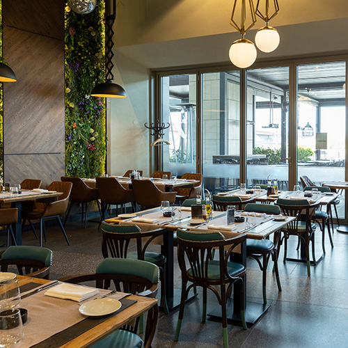 quality furniture in restaurant