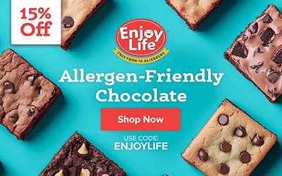 15% Off Allergen-Friendly Chocolate w/Code: ENJOYLIFE