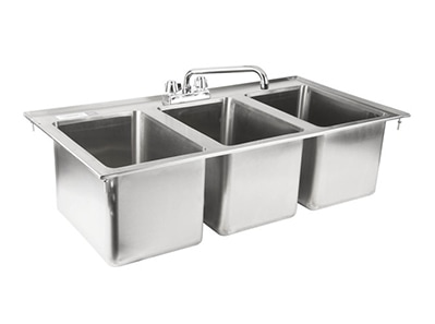 3 Compartment Sinks