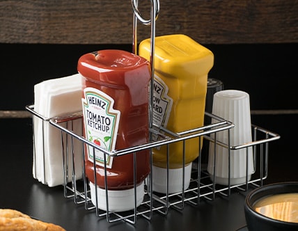 Condiment Caddies and Racks