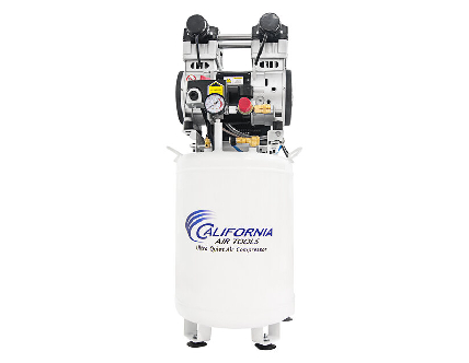 California Air Tools Ultra Quiet Oil-Free 10 Gallon Steel Tank Air Compressor with Air Dryer - 2 hp, 110V