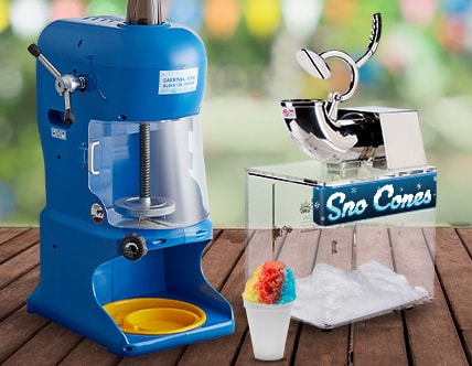 Snow Cone Machines and Commercial Ice Shavers