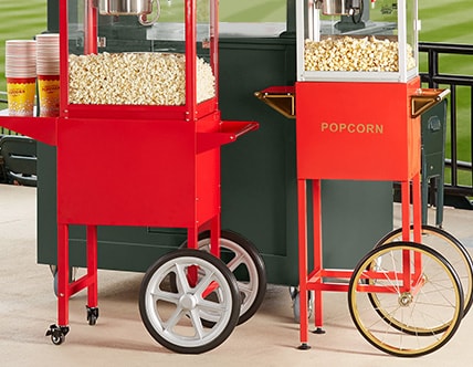 Popcorn Carts and Display Stands