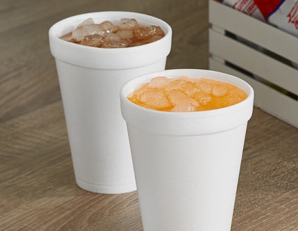 Foam Cups and Lids