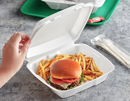 Foam Take-Out Containers