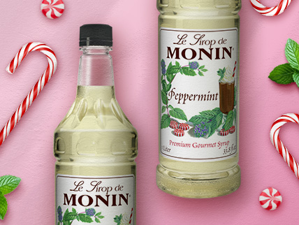 Monin Premium Peppermint Flavoring Syrup