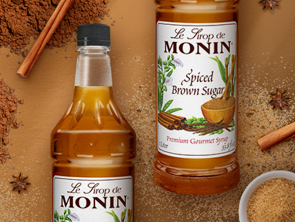 Monin Premium Spiced Brown Sugar Flavoring Syrup