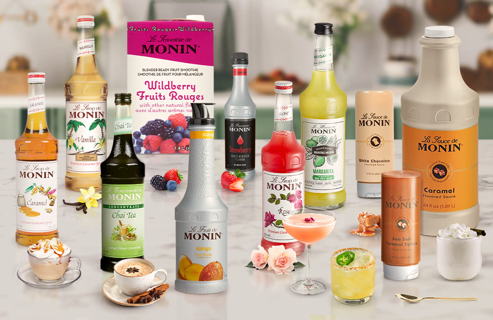 Monin Syrups & Fruit Purees