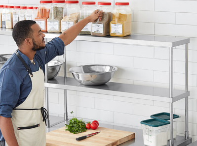 Table Mounted Overshelves