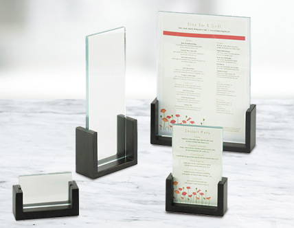 Menu Tents and Tabletop Displayettes