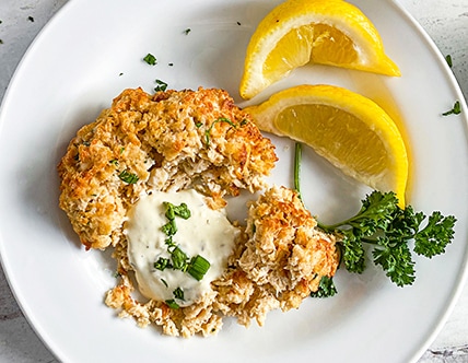 Mind Blown 3 oz. Plant-Based Vegan Crab Cake