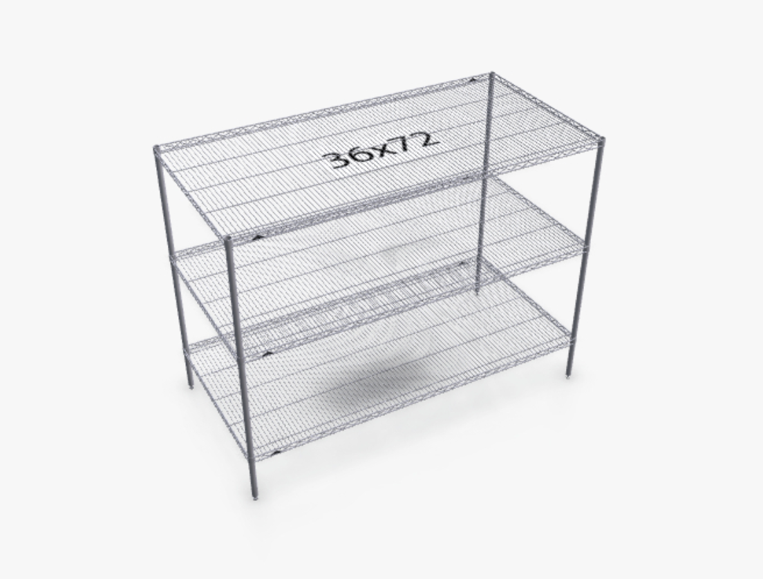 Metro custom shelving builder 3D model