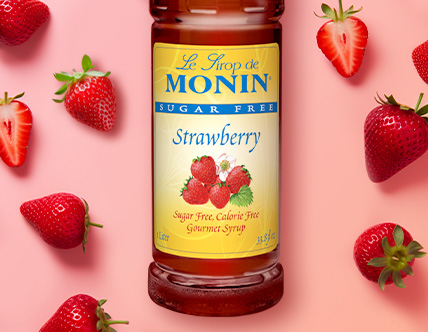 Monin Sugar Free Strawberry Flavoring Syrup