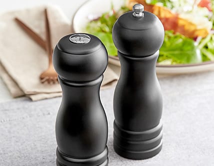 Salt and Pepper Shakers and Mills