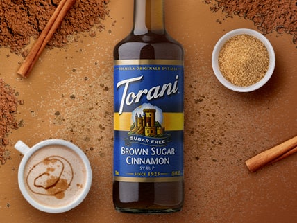 Torani Sugar-Free Brown Sugar Cinnamon Flavoring Syrup