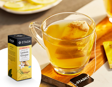 Stash Lemon Ginger Herbal Tea Bags