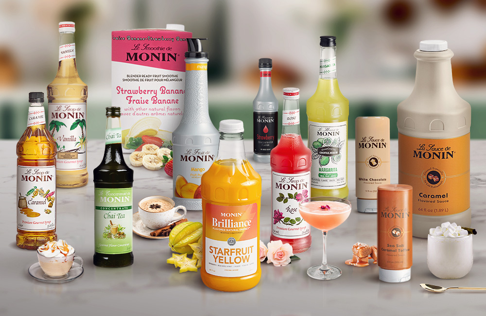 Monin Syrups & Fruit Purees