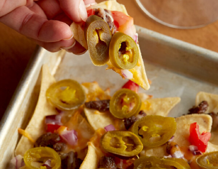Nacho Chips and Toppings